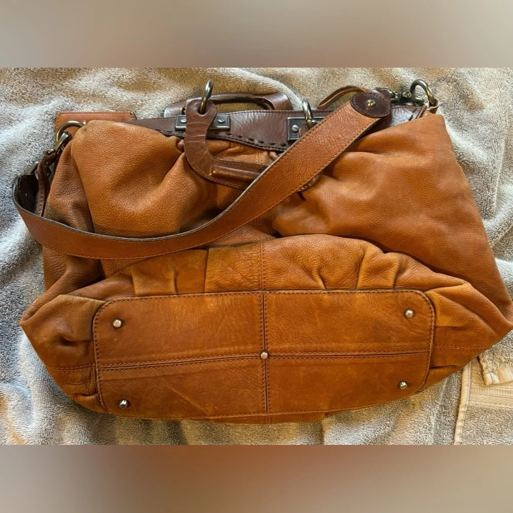 BIASIA Italian Leather Hobo Bag